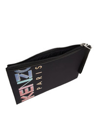 Kenzo Black Large Crew Pouch