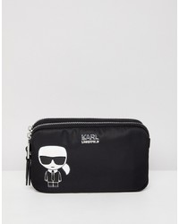 Karl Lagerfeld Iconic Nylon Pouch Bag