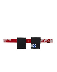 Off-White Black And Red Two Pocket Fanny Pack