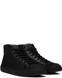 Moschino Black All Over Logo Sneakers