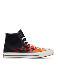 Converse Black Chuck 70 Archive Print High Sneakers