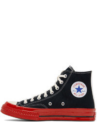Comme Des Garcons Play Black Red Converse Edition Chuck 70 Sneakers