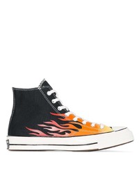 Converse Chuck 70 Flame Print Sneakers