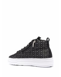 Leandro Lopes Nautilus Monogram High Top Sneakers