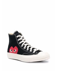 COMME DES GARÇONS PLAY X CONVERSE X Converse Hi Top Sneakers