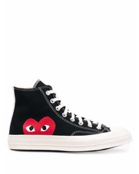 COMME DES GARÇONS PLAY X CONVERSE X Converse Hi Top Sneakers