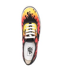 Vans Flame Print Low Top Sneakers
