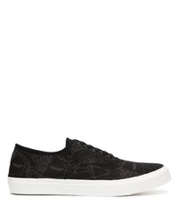 Undercover Graphic Print Canvas Sneakers