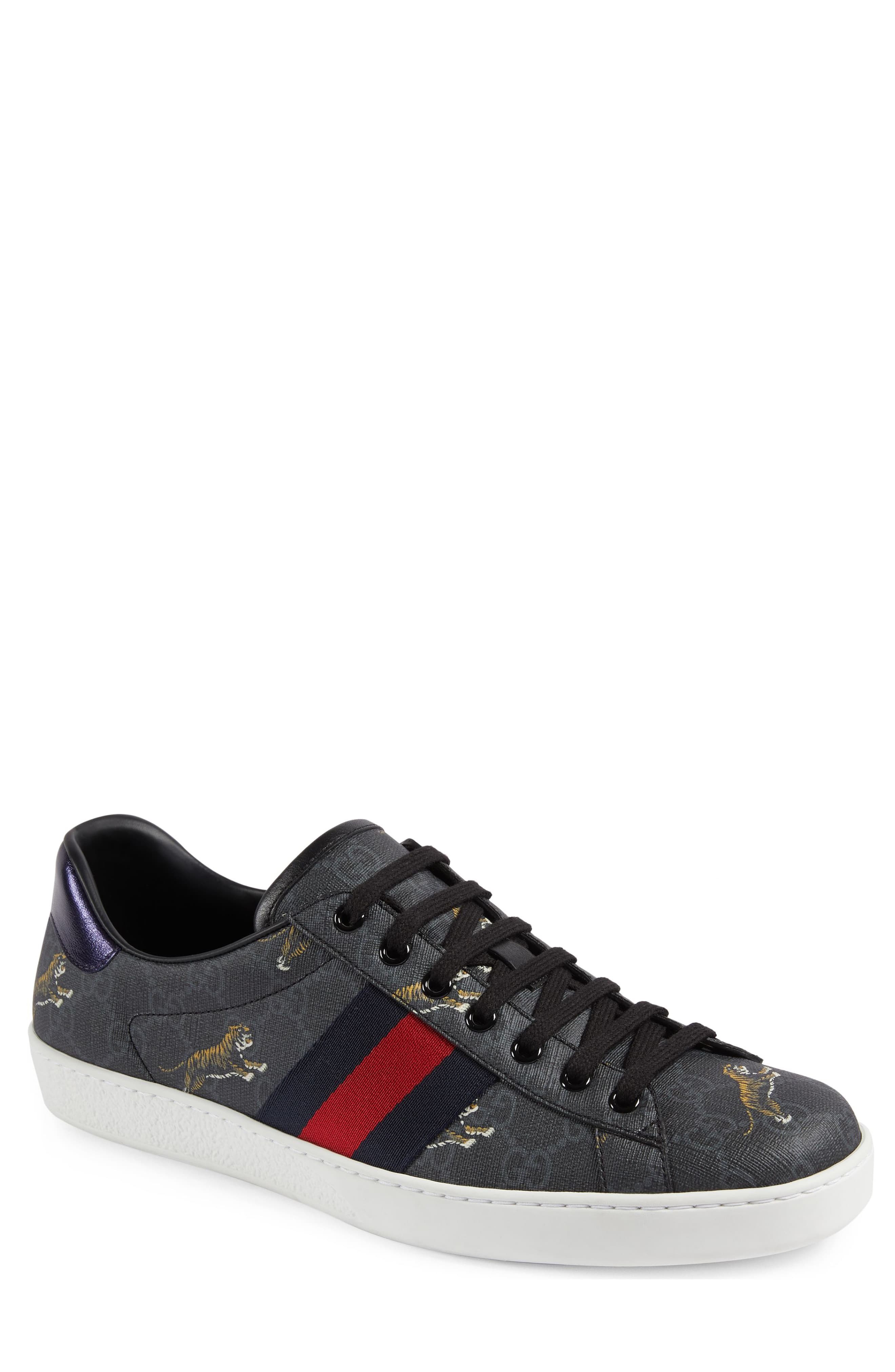 Gucci New Ace Tiger Print Gg Supreme $650 | Nordstrom | Lookastic