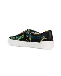 Versace Printed Embroidered Sneakers