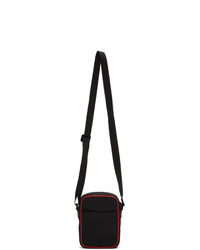 Alexander McQueen Black And Red Mini Messenger Bag