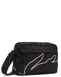 Lacoste Black Neocroc Messenger Bag