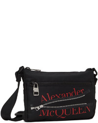 Alexander McQueen Black Phone Messenger Bag