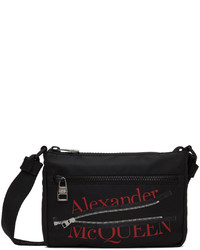 Alexander McQueen Black Phone Messenger Bag