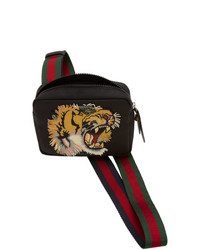 Gucci Black Tiger Messenger Bag