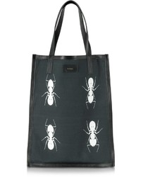 Paul Smith Black And White Ants Print Tote Bag