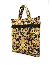 VERSACE JEANS COUTURE Signature Barocco Print Tote