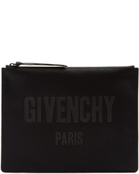 Givenchy Logo Print Canvas Pouch