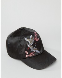 Asos Bird Embroidery Baseball Cap