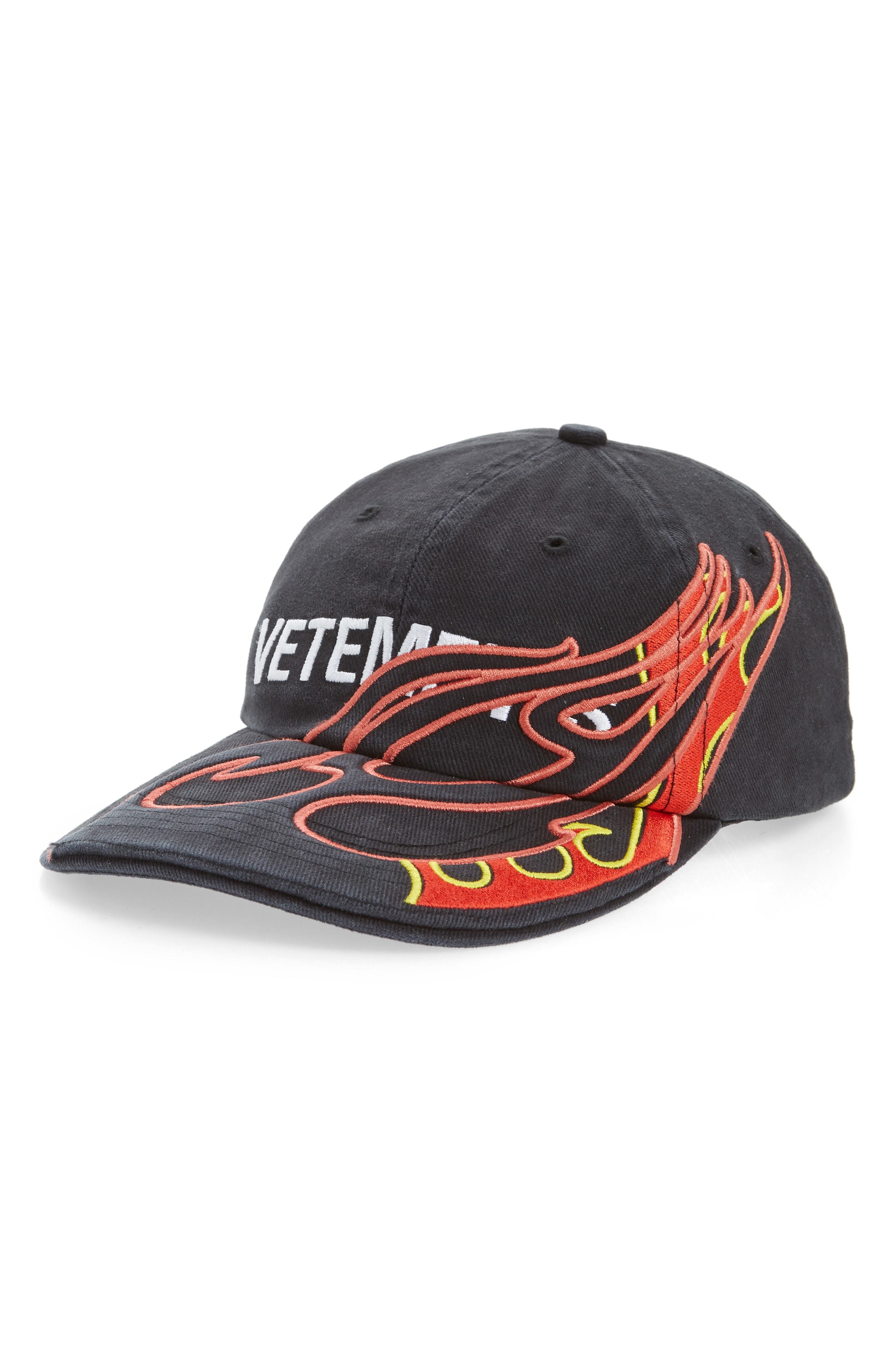 Vetements Fire Logo Baseball Cap, $207 | Nordstrom | Lookastic