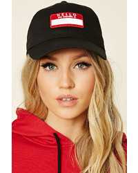 Forever 21 Hello My Handle Is Patch Cap