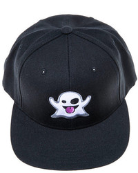 Klp The Im Ghost Emoticon Snapback In Black