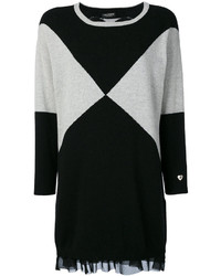 Twin-Set Knitted Graphic Dress