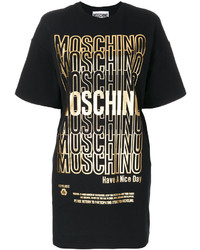 Moschino Foil Print T Shirt Dress
