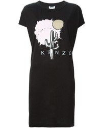 Kenzo Cactus Print T Shirt Dress