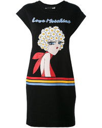 Love Moschino Logo Print T Shirt Dress