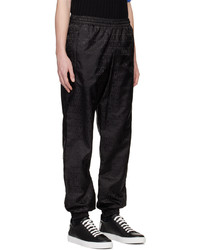 Moschino Black Jacquard Trousers