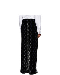 Balenciaga Black Pajama Suit Trousers