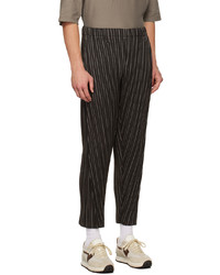 Homme Plissé Issey Miyake Brown Pleats Trousers