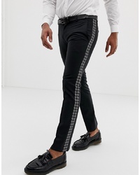 Twisted Tailor Super Skinny Trouser With Dogstooth