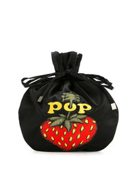 Hysteric Glamour Pop Berry Drawstring Clutch Bag
