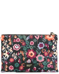 RED Valentino Flower Print Small Clutch