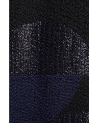 Dries Van Noten Dot Print Wool Blend Coat
