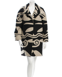Diane von Furstenberg Printed Oversized Coat