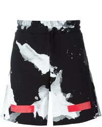 Off-White Abstract Print Track Shorts