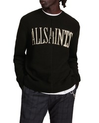 AllSaints Axis Saints Cotton Crewneck Sweater