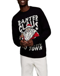 Topman Banter Clause Knit Sweater