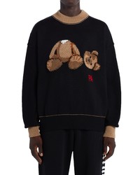 Palm Angels Bear Intarsia Wool Sweater