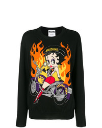 Moschino Betty Boop Biker Sweater
