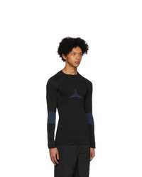 Givenchy Black And Blue Athletic Sweater