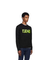Fendi Black F Sweater