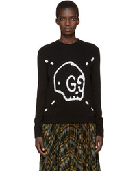 Gucci Black Ghost Knit Sweater