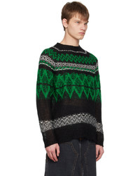 Andersson Bell Black Green Nordic Sweater