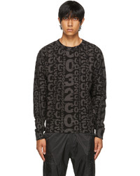 032c Black Heat Sensitive Systme De La Mode Sweater
