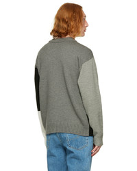 Versace Black Intarsia Sweater
