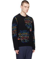 Paul Smith Black Intarsia Sweater